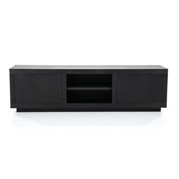 TV meubel Helsinki 160 cm 2-drs. - zwart, Nieuw