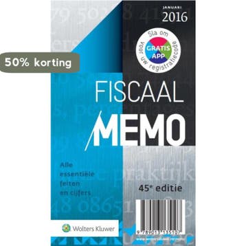 Fiscaal Memo januari 2016 - Eikelboom & de Bondt, Verzenden, Gelezen, Eikelboom & de Bondt