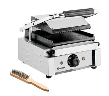 Bartscher Contactgrill 1800 1GR | Geribbeld/Glad | Grillplat, Ophalen of Verzenden, Nieuw in verpakking