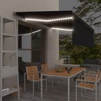 vidaXL Luifel met rolgordijn, LED en windsensor 4x3 m, Verzenden, Nieuw