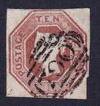 Groot-Brittannië 1848 - 10 d. bruin - Queen Victoria (in, Gestempeld