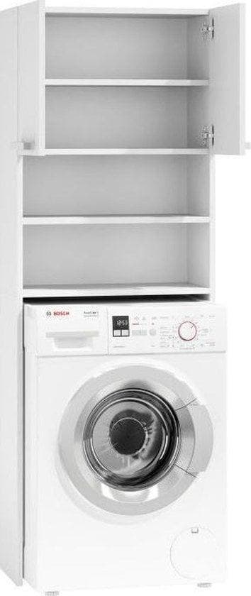 Badkamerkast 4 Schappen | Wit | OP=OP, Huis en Inrichting, (Half)hoge kast, Nieuw, 150 tot 200 cm, 25 tot 50 cm