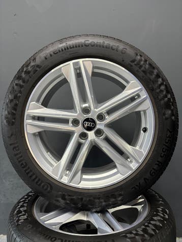 Originele Audi Q5 19 velgen + Conti Sportcontact 6 NWSTAAT!, Gebruikt, Banden en Velgen, 235 mm, Personenwagen