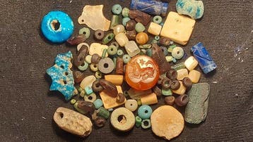 Oudegyptisch naar Romeins Glas meer dan honderd oude kralen