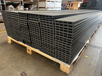 ACTIE - Composiet vlonderplanken / holle terrasplanken 20 m2, Ophalen of Verzenden, Nieuw, Composiet