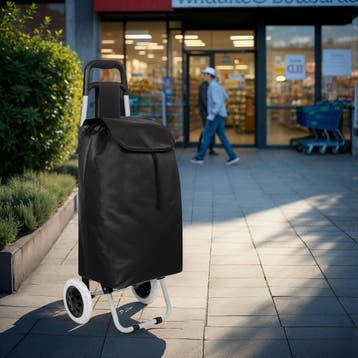 Boodschappentrolley - zwart, Verzenden, Nieuw