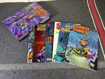 Cyber Force T1 à T6 - 6x B + coffret - 6 Album - Eerste druk, Boeken, Nieuw