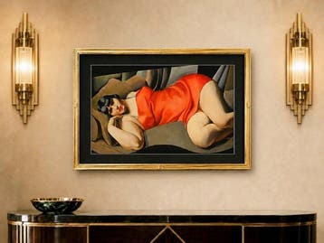 Tamara de Lempicka (1898-1980) (after) - La Tunique Rose.