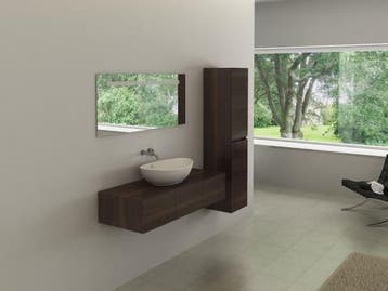 Veiling - badkamermeubel incl. spiegel/kraan 120x47cm, Nieuw