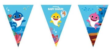 Baby Shark Vlaggenlijn Verjaardag Kind (2m), Ophalen of Verzenden, Nieuw