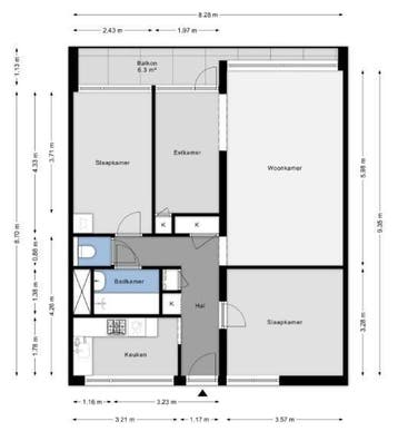 Te huur: Appartement Antwerpenstraat in Breda, Noord-Brabant, Breda, Appartement