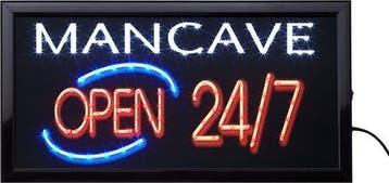 Mancave LED bord lamp verlichting lichtbak reclamebord #manc, Verzenden, Nieuw