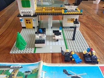 Lego Set - 381 - Legoland - Lego politie bureau, Nieuw