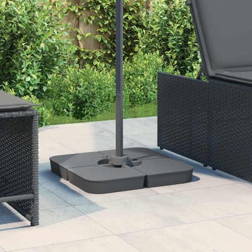 vidaXL 4-delige Set parasolvoeten voor kruisvoet parasol 100, Verzenden, Nieuw, Parasolvoet