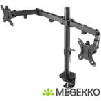 Deltaco GAM-040 32  Dual Monitor Arm, Verzenden, Nieuw, Deltaco