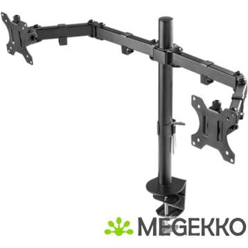 Deltaco GAM-040 32  Dual Monitor Arm, Verzenden, Nieuw, Deltaco