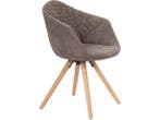 Veiling - Kayoom Eetkamerstoel Chadwick (Set van 4) - Grijs/, Nieuw