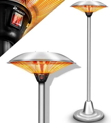 Terrasverwarmer - Infrarood Verwarming - Elektrisch - Heater, Tuin en Terras, Terrasverwarmers, Verzenden, Zo goed als nieuw