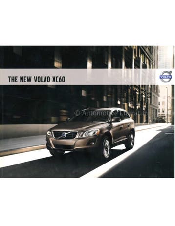 2009 VOLVO XC60 BROCHURE ENGELS, Boeken, Auto's | Folders en Tijdschriften, Nieuw, Volvo, Author