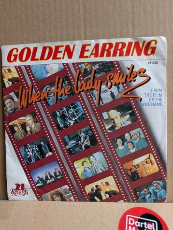 Golden Earring - When the Lady smiles  7 vinyl single, Cd's en Dvd's, Ophalen of Verzenden, Gebruikt, 7 inch