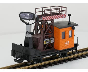 LGB 40490 Scheinwerferwagen mit Metallrader, Stromabnahme..., Hobby en Vrije tijd, Gebruikt, Overige typen, Ophalen of Verzenden