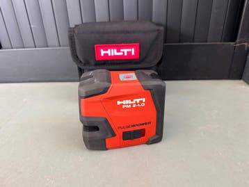 Hilti PM 2-LG groene lijnlaser H26, Ophalen of Verzenden, Gebruikt