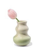 HEMA Vaas 7x11cm keramiek organisch beige, Verzenden, Nieuw