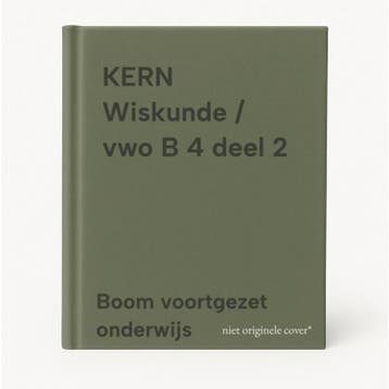 KERN Wiskunde / vwo B 4 deel 2 - Boom voortgezet onderwijs, Verzenden, Zo goed als nieuw, Boom voortgezet onderwijs