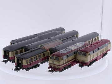 Schaal H0 Lima 201631 BR 218 met TEE-rijtuigen van de DB..., Gebruikt, Gelijkstroom, Overige typen, Ophalen of Verzenden
