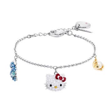 Swarovski - kristal, Metaal - Halsketting - Hello Kitty