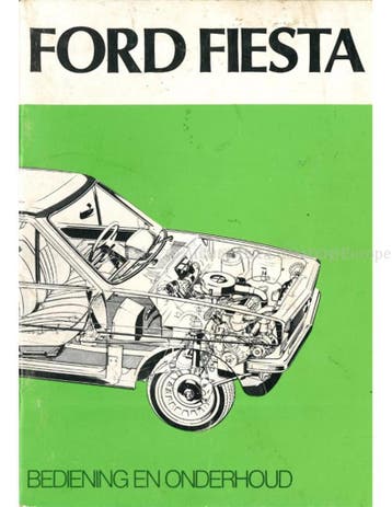 1976 FORD FIESTA INSTRUCTIEBOEKJE NEDERLANDS