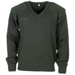 KL marechaussee commando trui wol/acryl met v-hals, lege..., Ophalen of Verzenden, Landmacht, Nederland, Kleding of Schoenen