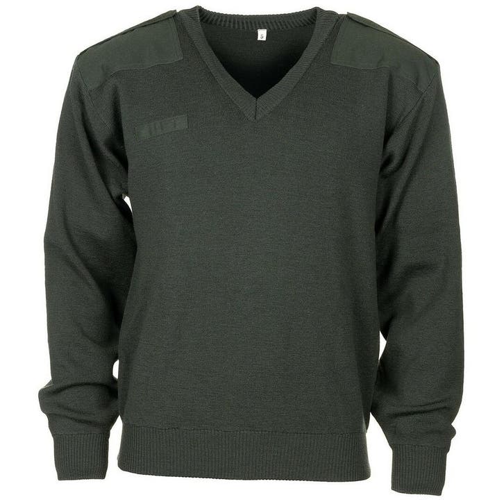 KL marechaussee commando trui wol/acryl met v-hals, lege..., Verzamelen, Militaria | Algemeen, Landmacht, Nederland, Kleding of Schoenen