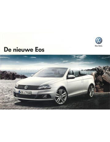 2011 VOLKSWAGEN EOS BROCHURE NEDERLANDS, Boeken, Auto's | Folders en Tijdschriften, Nieuw, Volkswagen, Author