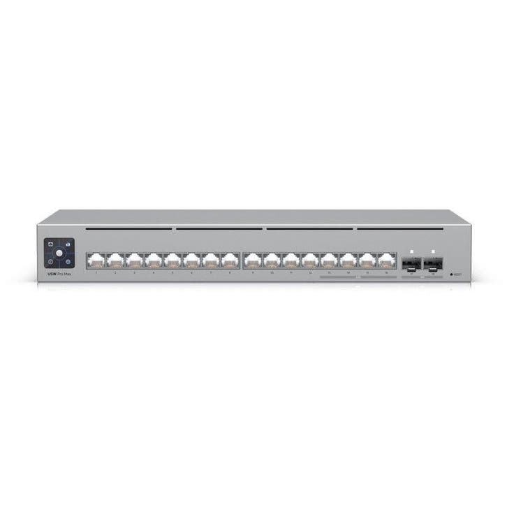 Ubiquiti 16+2P UniFi USW-Pro-Max-16 M RM, Computers en Software, Netwerk switches, Verzenden