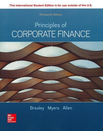 Principles of Corporate Finance Brealey  Myers 9781260565553, Boeken, Verzenden, Zo goed als nieuw
