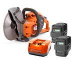 Husqvarna Bandenzaag K535i + 2 x accu BLi 300 + snellader, Ophalen of Verzenden, Overige typen
