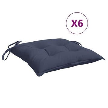 Tuinkussens 40x40cm Marineblauw | Tweedekansje | OP=OP, Tuin en Terras, Tuinmeubel-accessoires, Ophalen of Verzenden, Zo goed als nieuw