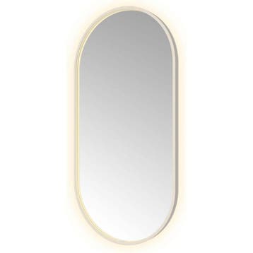 Hotbath &More Mirrors Oval LED Badkamerspiegel - Ovaal - 120, Huis en Inrichting, Ophalen of Verzenden, Nieuw