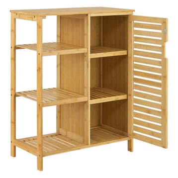[en.casa] Badkamerkast Vetlanda opbergkast 87x66x33 cm houtk, Verzenden, Nieuw
