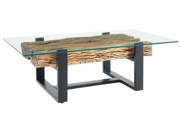 Design salontafel BARRACUDA 130cm Gerecycled teakhouten, Huis en Inrichting, Ophalen of Verzenden, Nieuw