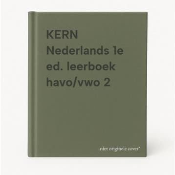 KERN Nederlands 1e ed. leerboek havo/vwo 2 9789492862075, Boeken, Verzenden, Gelezen