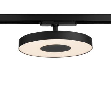 LED Railspot Turbo Disc Zwart - 3-fase - 30W - 3000K, Huis en Inrichting, Lampen | Spots, Nieuw