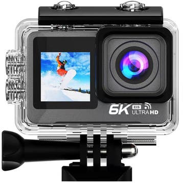 Lipa AT-M82TR 6K actioncamera IPS Wifi - Action camera, Verzenden, Nieuw