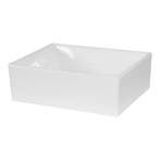 Brauer Ice Waskom - Rechthoekig Afgerond - 48 cm - Keramiek, Ophalen of Verzenden, Nieuw