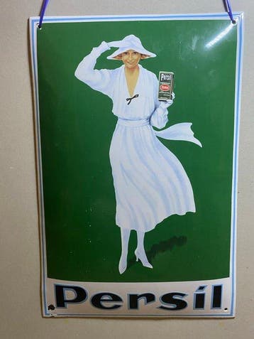 Persil emaillebord - Henkel - Emaille bord - Metaal