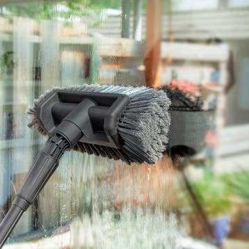 2dekans | VONROC Telescopische wasborstel – 4,60m - Incl., Ophalen of Verzenden, Zo goed als nieuw