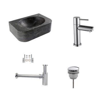 Sani Royal Fonteinset Hardstenen Flow met Kraan,, Nieuw
