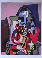 Pablo Picasso (after) - Musician Harlequin 1924 Licensed