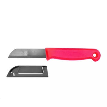 Solingen Schilmesje – RVS – Glad – 16 cm met Blade Cov, Ophalen of Verzenden, Nieuw, Rvs of Chroom